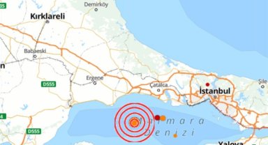 Marmara Denizi’nde deprem