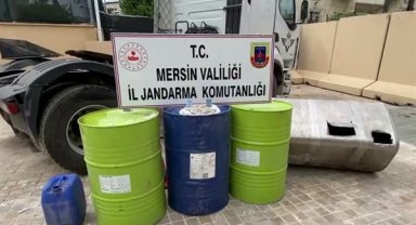 Mersin’de 28 kilogram kokain ve 680 litre sıvı metamfetamin ele geçirildi