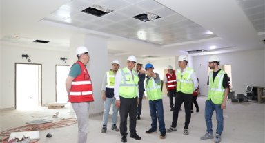 Şanlıurfa İl Sağlık Müdürü Solmaz’dan Şanlıurfa Şehir Hastanesi’ne ziyaret
