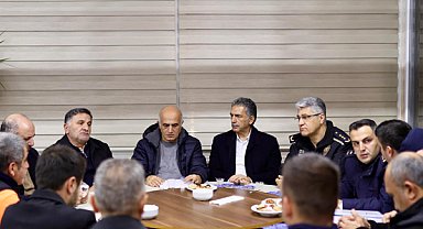 Afet ve acil durumlara yönelik toplantı gerçekleşti