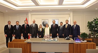 AK Parti Genel Başkan Yardımcısı Zorlu'dan Başkan Şahin'e ziyaret