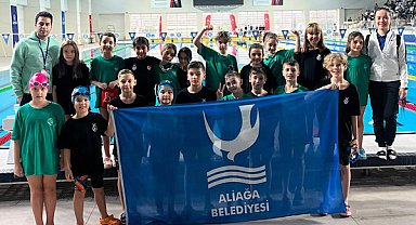 Aliağa'da Yüzme Şenlikleri yapıldı