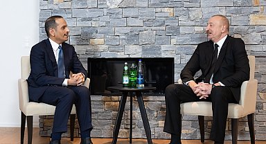Azerbaycan Cumhurbaşkanı Aliyev, Katar Başbakanı Al Thani ile görüştü