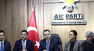 Bakan Bayraktar, AK Parti Osmaniye İl Başkanlığı’nı ziyaret etti