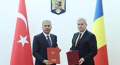 Bakan Yerlikaya, Rumen mevkidaşı ile bir araya geldi