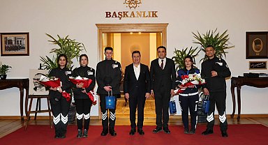 Başkan Aras, zabıta ve özel güvenlik personellerini tebrik etti