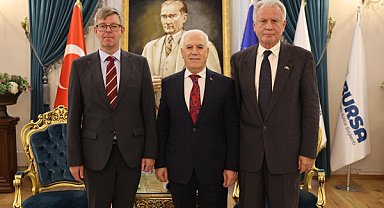 Başkan Bozbey, Büyükelçi Janukonis ile bir araya geldi