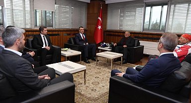 Başkan Büyükkılıç, Türkiye Dağcılık Federasyonu heyetini ağırladı