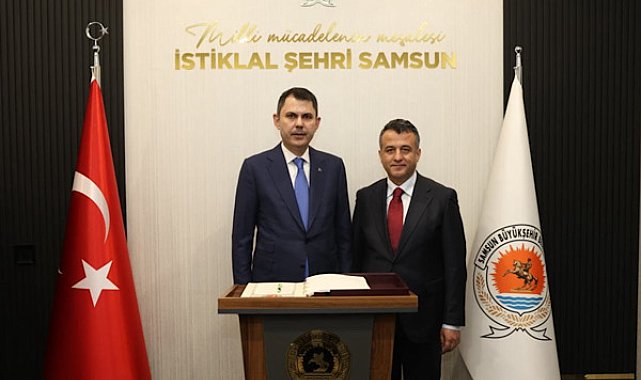 Başkan Doğan, Bakan Kurum’u makamında ağırladı