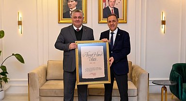 Başkan Gürel'den Vali Usta'ya hayırlı olsun ziyareti