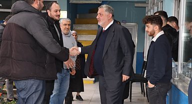 Başkan Gürel, hal esnafını ziyaret etti