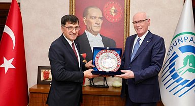 Başkan Kahveci, Başkan Kurt'u ziyaret etti