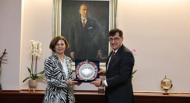 Başkan Kahveci, Başkan Ünlüce'yi ziyaret etti