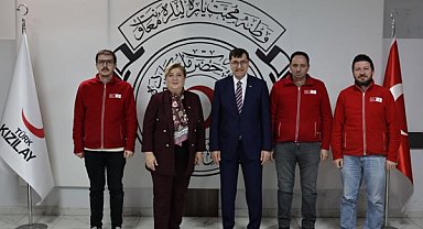 Başkan Kahveci'den Kütahya Türk Kızılay İl Merkezi Binasına ziyaret