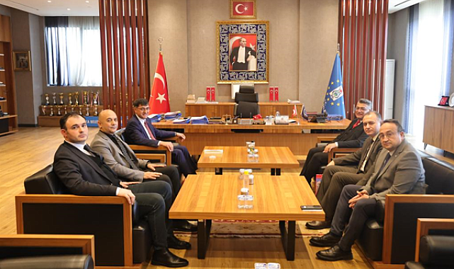 Başkan Kahveci, DPÜ heyetini ağırladı