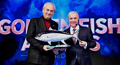 Başkan Mesut Kocagöz’e ''Golden Fish Awards'' ödülü verildi