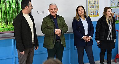 Başkan Şahin’den Kıbrısköy İlkokulu’na ziyaret
