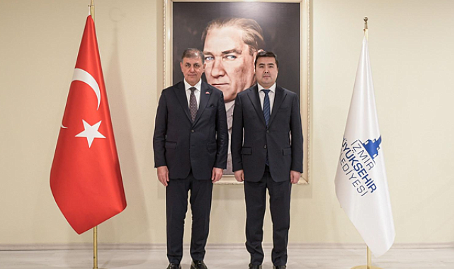 Başkan Tugay, Kırgız Başkonsolos Toktobekoviç ile görüştü