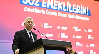 Başkan Yavaş, emekliler buluşmasına katıldı 