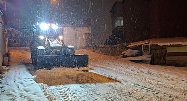 Bayburt’ta karla mücadele çalışmaları