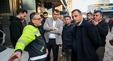 Bornova’da şiddetli yağış sonrası saha incelemeleri yapıldı