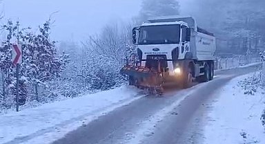 Bursa Büyükşehir Belediyesi’nden kar mesaisi 