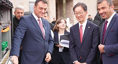 Büyükelçi Masami, Giresun'de araç teslim törenine katıldı