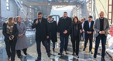 Büyükşehir eşbaşkanlarından OSB’de dayanışma ziyareti