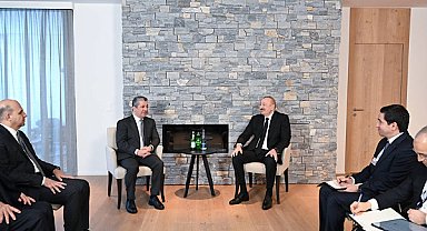 Cumhurbaşkanı Aliyev, Barzani ile bir araya geldi