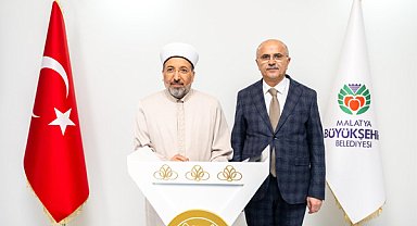 Diyanet İşleri Başkanı Arpaguş'tan Büyükşehir'e ziyaret