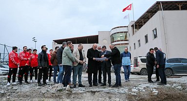 Düzcespor Altyapı Konaklama Tesisi'nin yapımına başlandı