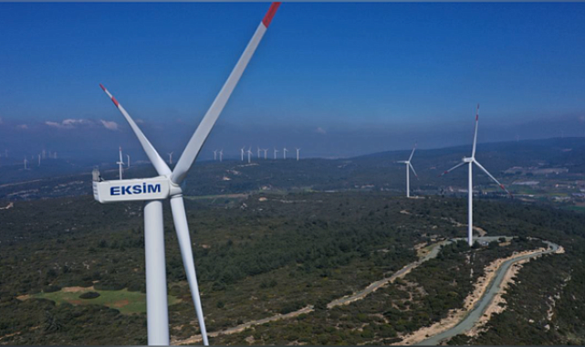 Eksim Enerji rüzgar enerjisinde Türkiye'de ilk 3 arasında