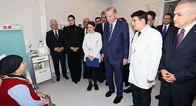 Erdoğan’dan Aydın Şehir Hastanesi'nde tedavi gören hastalara ziyaret