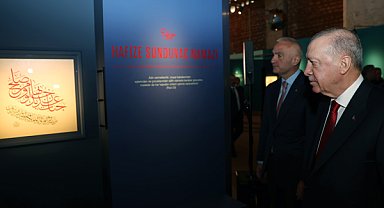 Erdoğan, Hane İslam Eserleri Sergisi Açılış Programı'na katıldı