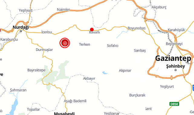Gaziantep'te deprem