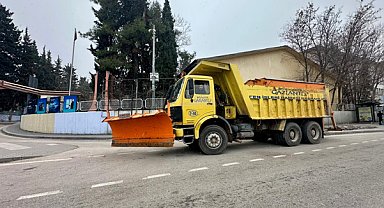 Gaziantep'te karla mücadele çalışmaları tamamlandı