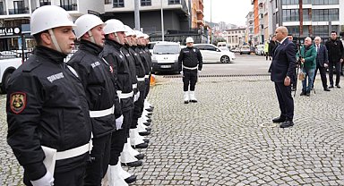 Giresun'da Vali Koç için tören düzenlendi