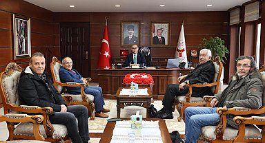 Giresun Gazeteciler Derneği, Vali Koç’u ziyaret etti