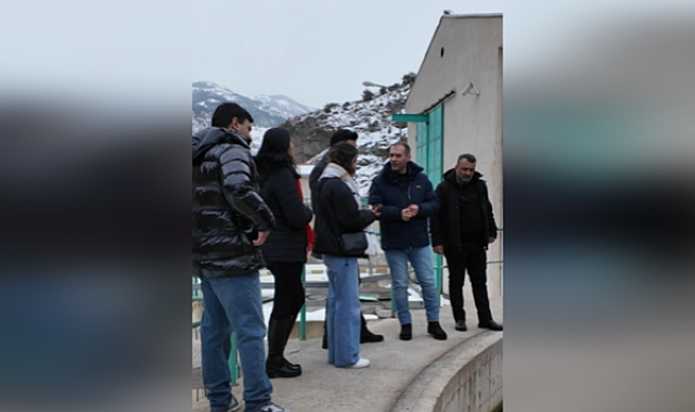 Gümüşhane Üniversitesi öğrencilerinden, Atık Su Arıtma Tesisine ziyaret