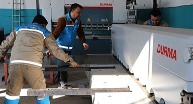 Haliliye Belediyesi Kendi Çöp Konteynerini Üretmeye Başladı