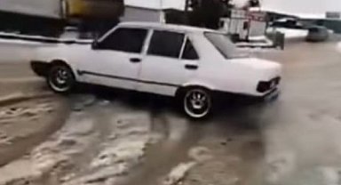 Hatay’da drift yapan sürücüye 63 bin lira ceza