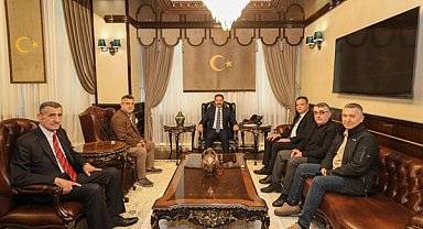 Hatay Valisi Masatlı, HESOB heyeti ile görüştü