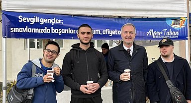 İnegöl'de öğrencilere ücretsiz çorba ikramı