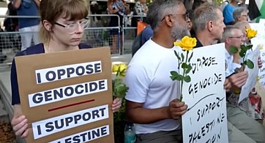 İngitere'de Filistin Eylem Grubu'ndan üç protestocu açlık grevini sonlandırdı