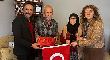 İzmit’te Kıbrıs gazileri ziyaret edildi