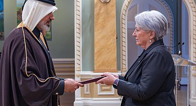 Kanada Genel Valisi , Katar’ın Ottawa Büyükelçisi’nin güven mektubunu kabul etti