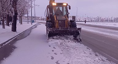 Karaman’da karla mücadele çalışmaları