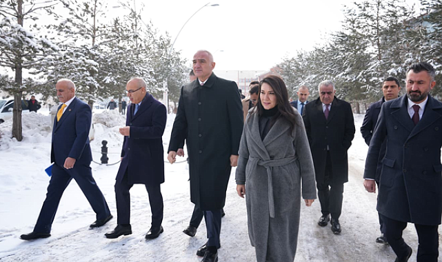 Kültür ve Turizm Bakanı Ersoy, Ağrı’da