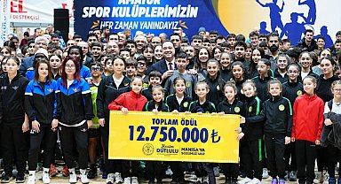 Manisa’da 123 amatör spor kulübüne 12 milyon 750 bin TL destek
