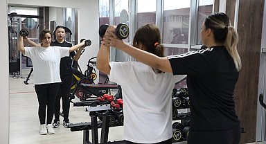 Menderes’te kadınlara özel fitness salonu yenilendi